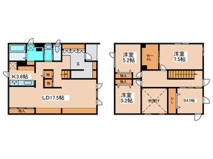 北26条西14丁目貸家の物件間取画像